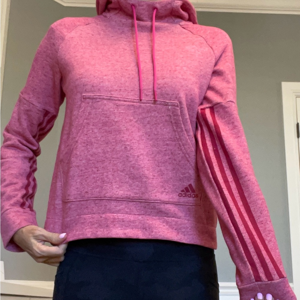 Adidas cowl neck hoodie